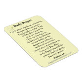 Magnet Flexible Prière quotidienne Notre Père KJV (Côté Droit)