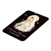 Magnet Flexible Priest Christmas Blessings Madonna Child Black (Côté Gauche)
