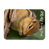 Magnet Flexible Priez chaque jour Chipmunk (Horizontal)