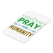 Magnet Flexible Priez pour : Honorer l'humanité (Côté Gauche)