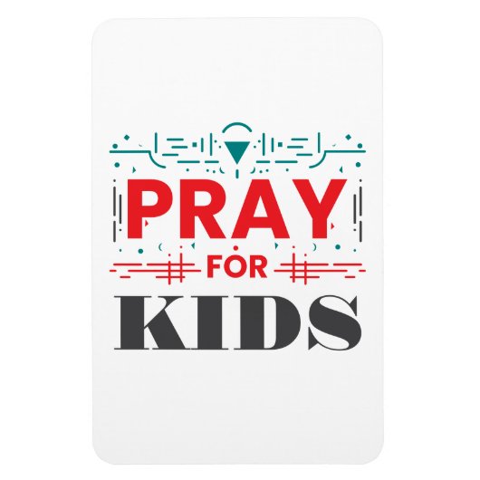 Magnet Flexible Priez pour les enfants (Vertical)