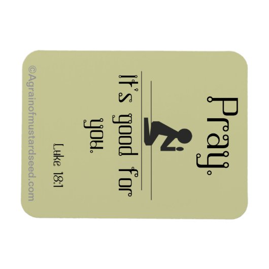 Magnet Flexible Priez que c'est bon pour vous (Horizontal)