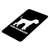 Magnet Flexible prime de schnauzer géant (Côté Gauche)