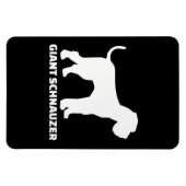 Magnet Flexible prime de schnauzer géant (Horizontal)