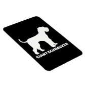 Magnet Flexible prime de schnauzer géant (Côté Droit)