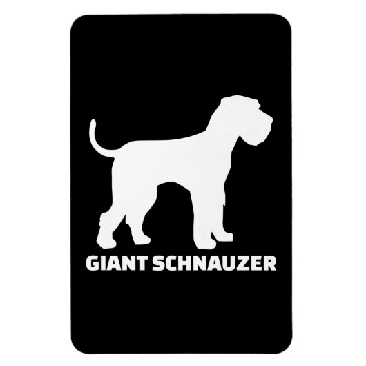 Magnet Flexible prime de schnauzer géant (Vertical)