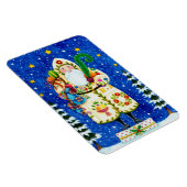 MAGNET FLEXIBLE PRIMITIVE FOLKART BALTIMORE QUILT PÈRE NOËL (Côté Droit)