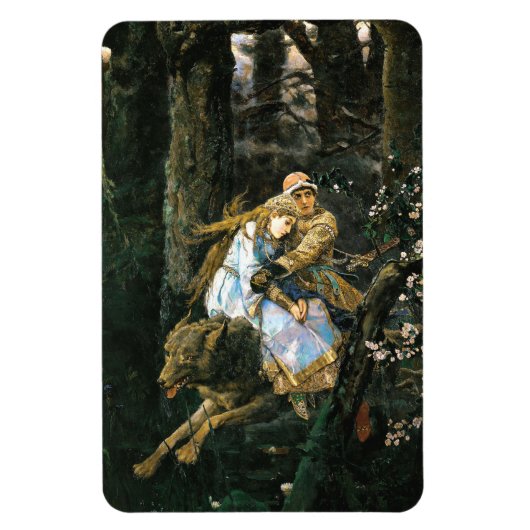 Magnet Flexible Prince Ivan On The Grey Wolf (Vertical)