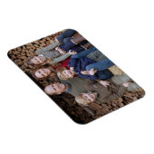 Magnet Flexible Prince William et famille déc 2020 stylisé (Côté Droit)