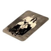 Magnet Flexible Prince William et famille déc 2023 stylisé (Côté Gauche)