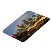 Magnet Flexible Princes Bridge, Yarra River, Melbourne Skyline (Côté Gauche)