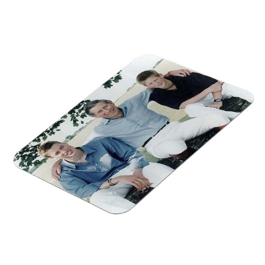 Magnet Flexible Princes Charles William Harry 1999 (Côté Gauche)