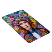 Magnet Flexible princesse aux cheveux bouclés (Côté Droit)