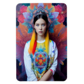 Magnet Flexible Princesse avec pull blanc (Vertical)