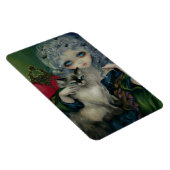 Magnet Flexible "Princesse avec un chat Ragdoll" Aimant Flex (Côté Droit)