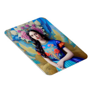 Magnet Flexible princesse magique avec robe magnifique