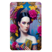 Magnet Flexible Princesse montrant son sac à main (Vertical)