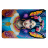 Magnet Flexible princesse papillon avec petite couronne (Horizontal)