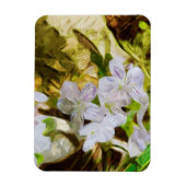 Magnet Flexible Printemps Beauté un impressionnisme Abstrait Fleur (Vertical)