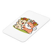 Magnet Flexible Printemps dans la laideur - Illustration de chien (Côté Gauche)