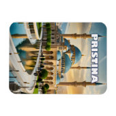 Magnet Flexible Pristina, cœur vibrant du Kosovo (Horizontal)