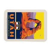 Magnet Flexible Prix d'État | Utah (Horizontal)