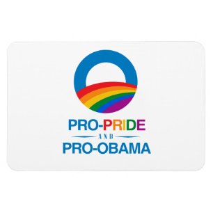Magnet Flexible Pro-Fierté et Pro-Obama