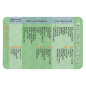 Magnet Flexible Produire un graphique de stockage (Horizontal)