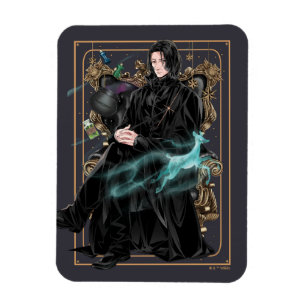 Magnet Flexible Professeur Anime Severus Snape assis