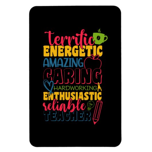 Magnet Flexible Professeur Cadeaux | Enseignant de soins Extraordi (Vertical)