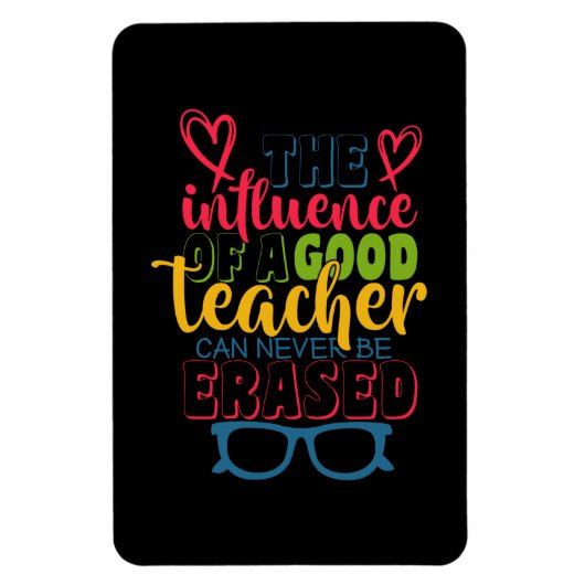 Magnet Flexible Professeur Cadeaux | L'Influence D'Un Bon Enseigna (Vertical)