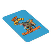 Magnet Flexible Professeur d'Art de Dinosaure Drôle Créatif pour l (Côté Droit)