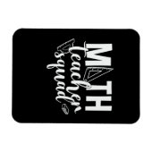 Magnet Flexible Professeur de mathématiques Équipe d'enseignants d (Horizontal)