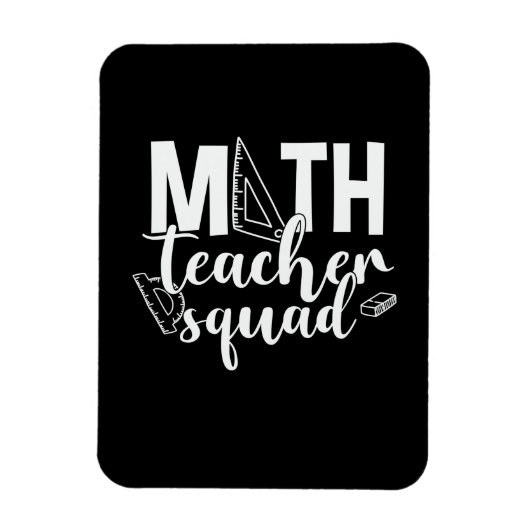 Magnet Flexible Professeur de mathématiques Équipe d'enseignants d (Vertical)