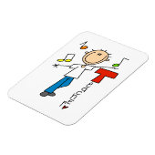 Magnet Flexible Professeur de Musique (Côté Gauche)
