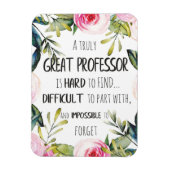 Magnet Flexible Professeur Merci Appréciation Cadeau Décor de bure (Vertical)