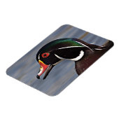 Magnet Flexible Profil d'un canard à bois (Côté Gauche)