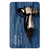 Magnet Flexible Profil d'un oeil d'or de Barrow (Vertical)