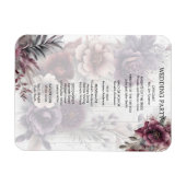 Magnet Flexible Programme de cérémonie des mariages (Horizontal)