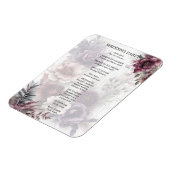 Magnet Flexible Programme de cérémonie des mariages (Côté Gauche)