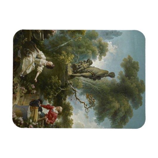 Magnet Flexible Progrès de l'amour : Le Rendez-vous de Fragonard (Horizontal)