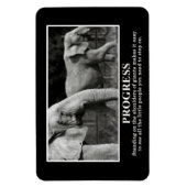 Magnet Flexible Progrès réalisés par debout sur les épaules des gé (Vertical)