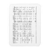 Magnet Flexible Progression de l'alphabet tout au long de l'histor (Vertical)