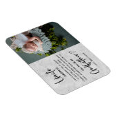 Magnet Flexible Projet photo de parrain de marbre moderne (Côté Droit)