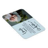 Magnet Flexible Projet photo de parrain de marbre moderne (Côté Droit)