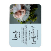 Magnet Flexible Projet photo de parrain de marbre moderne (Vertical)