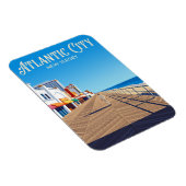 Magnet Flexible Promenade d'Atlantic City USA (Côté Droit)