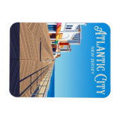Magnet Flexible Promenade d'Atlantic City USA (Horizontal)