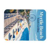 Magnet Flexible Promenade de Myrtle Beach USA (Horizontal)