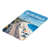 Magnet Flexible Promenade de Myrtle Beach USA (Côté Gauche)